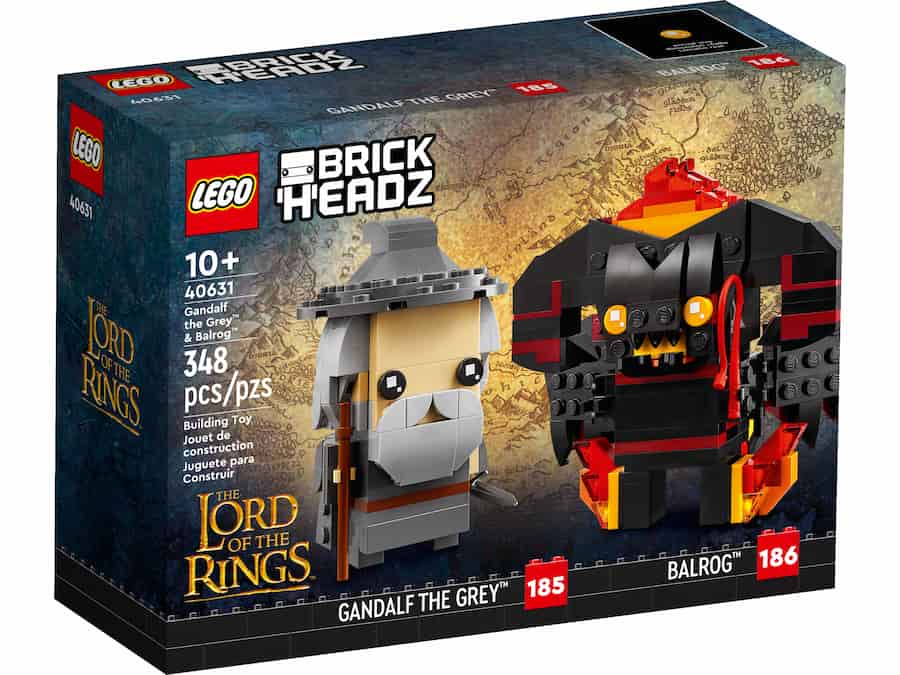 Lego BrickHeadz Gandalf el Gris y Balrog 40631
