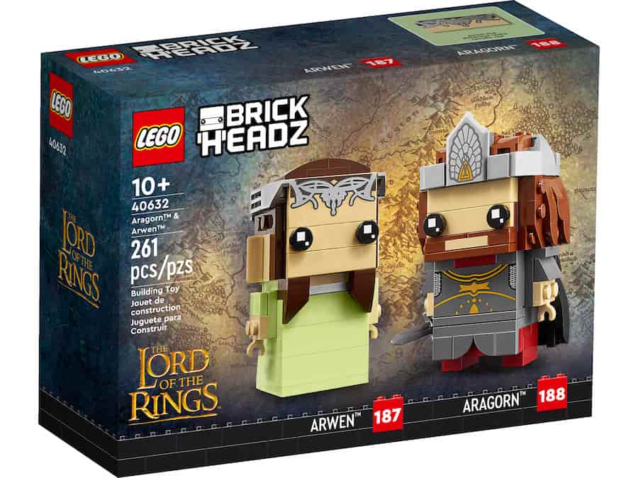 Lego BrickHeadz Aragorn y Arwen 40632