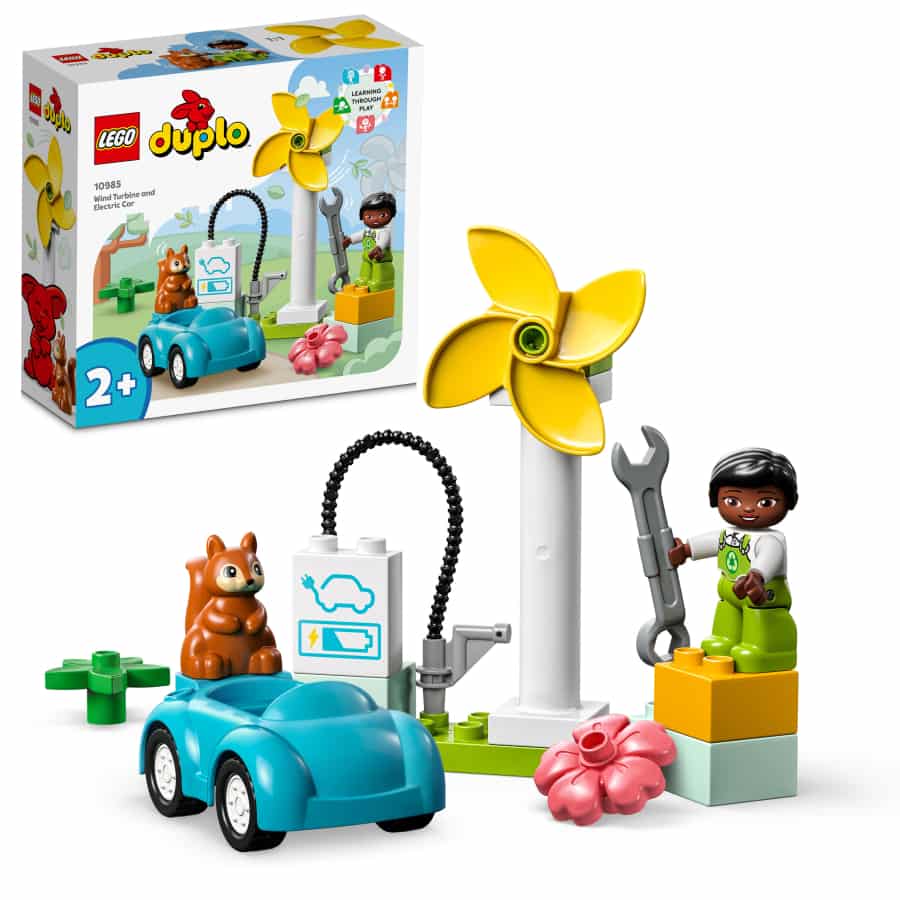 Lego DUPLO Aerogenerador y Coche Eléctrico 10985