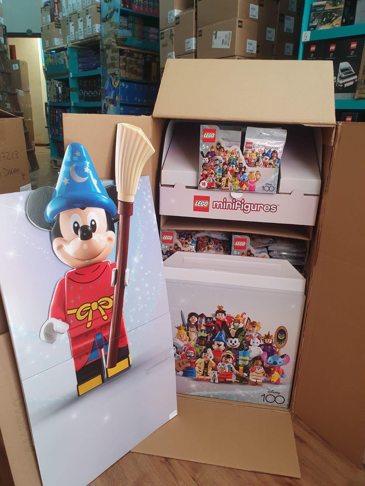 Lego Mnifiguras Edición Disney 100 Caja 180Ud 71038 Caja Grande CG