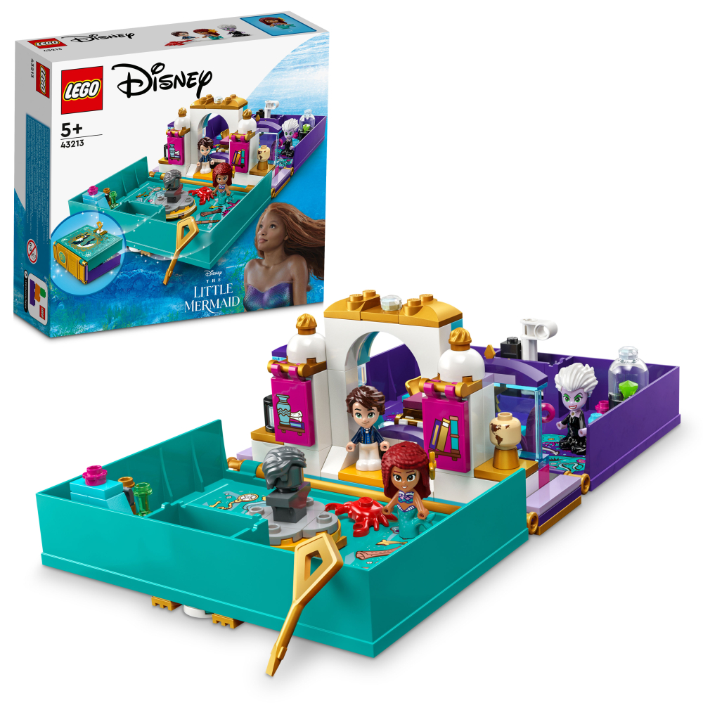 Lego Disney Libro de Cuento La Sirenita 43213