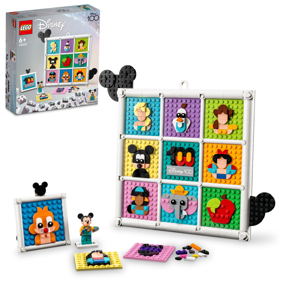 Lego Disney 100 Años de Iconos de la Animación Disney 43221