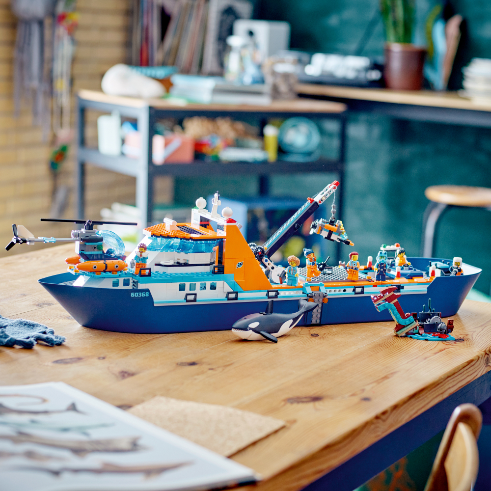 Lego City Exploradores del Artico Barco 60368 NX3 Estudio de Arquitectura