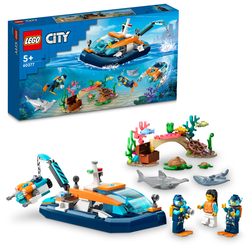Lego City Barco de Exploración Submarina 60377