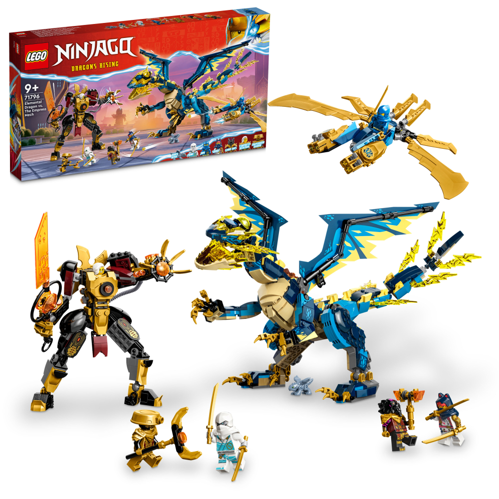 Lego NINJAGO Dragón Elemental vs. Meca de la Emperatriz 71796