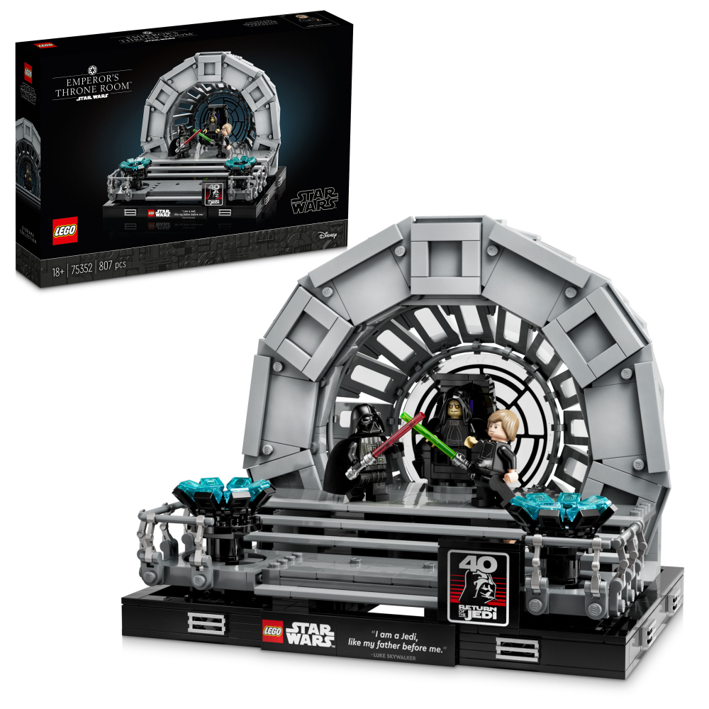 Lego Star Wars Diorama Sala del Trono del Emperador 75352