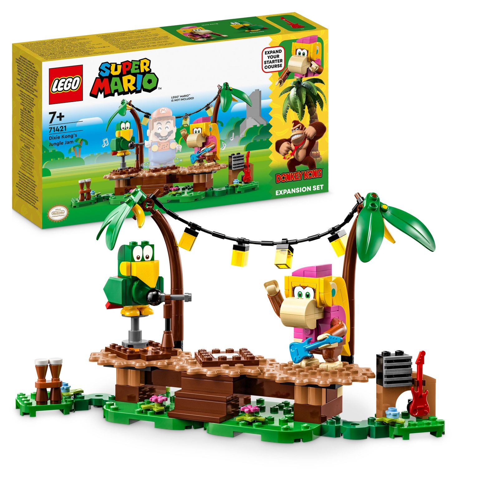 Lego Super Mario Set de Expansión: Jaleo en la jungla con Dixie Kong 71421