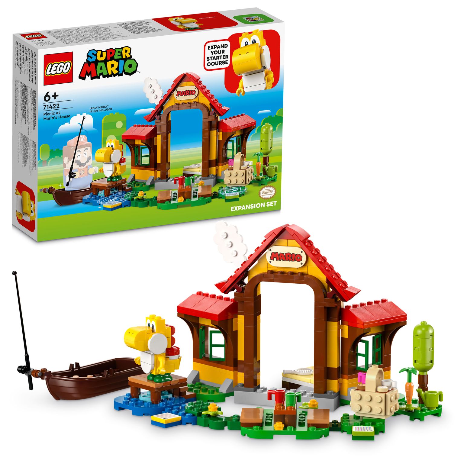 Lego Super Mario Set de Expansión: Pícnic en casa de Mario 71422