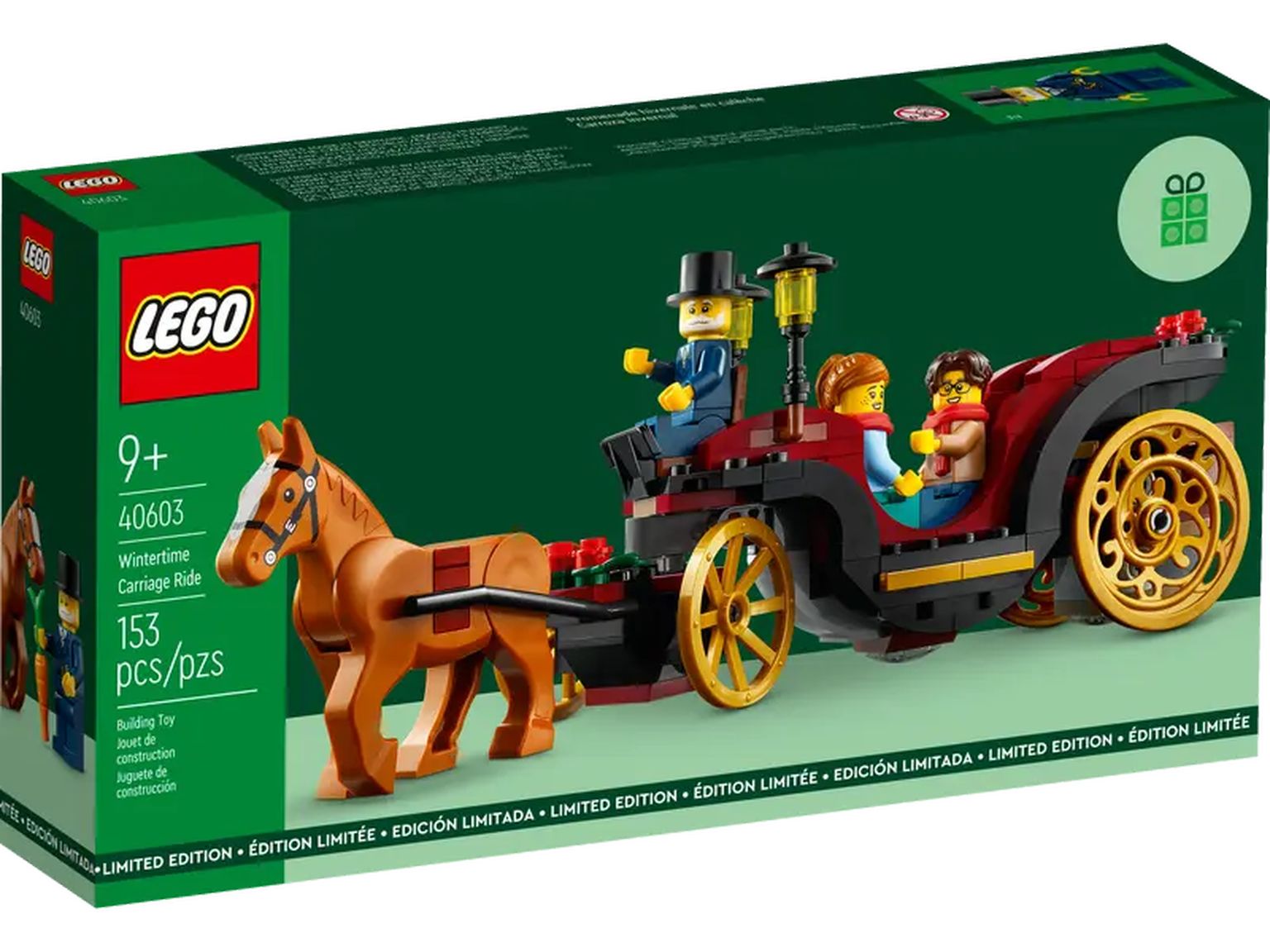 LEGO Edición Limitada | Carruaje Invernal 40603