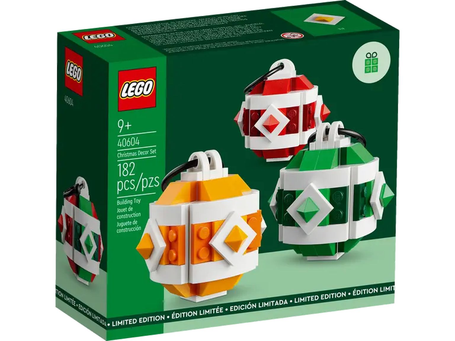 LEGO Edición Limitada | Set de Adornos Navideños 40604