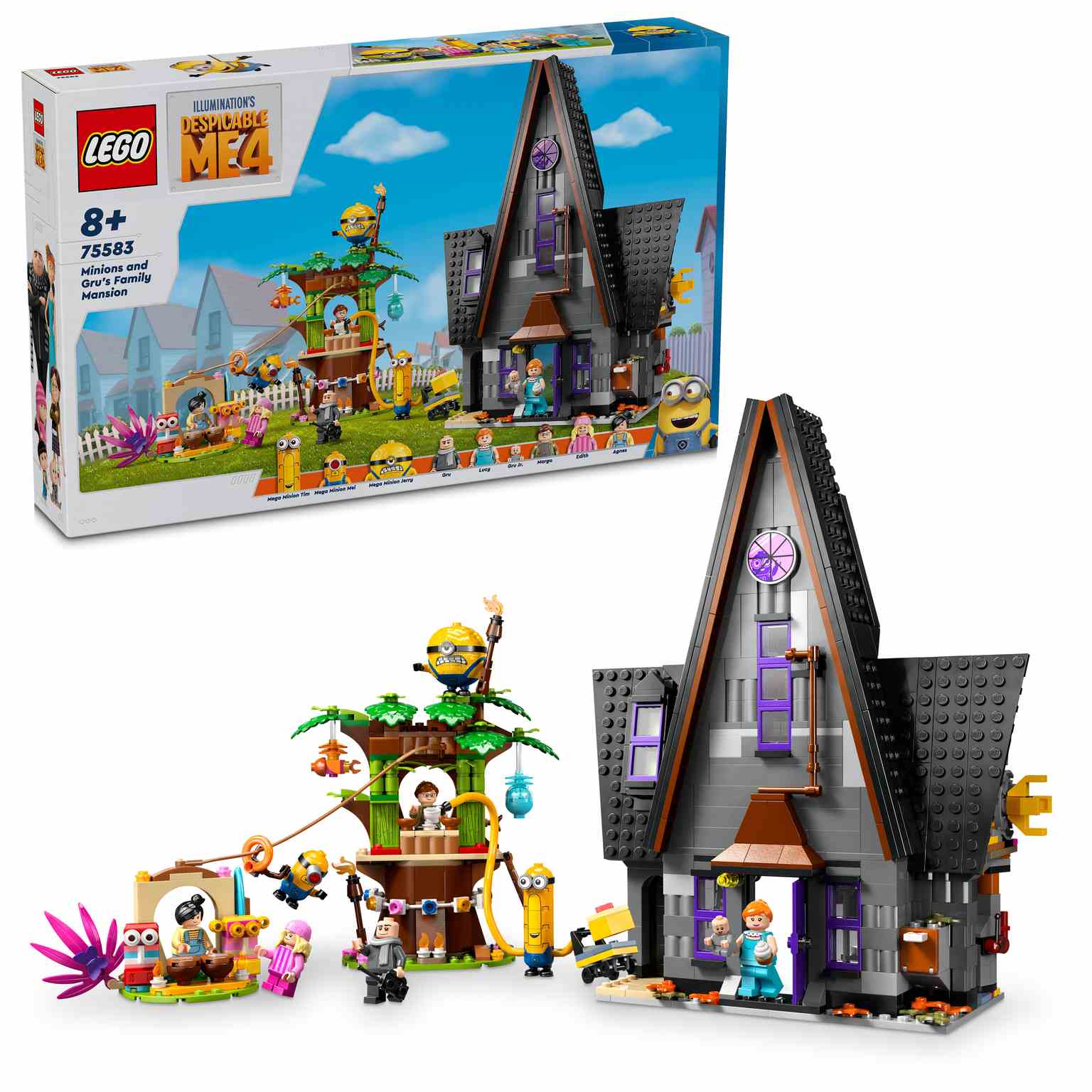 LEGO MINIONS | Minions y Mansión Familiar de Gru - 75583