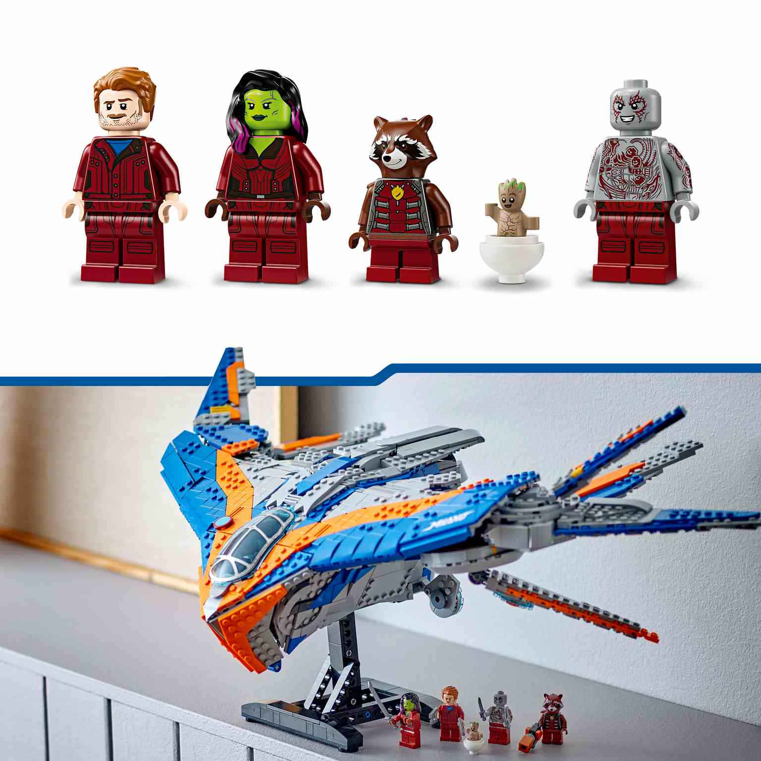 LEGO MARVEL Guardianes de la Galaxia La Milano 76286 NX3 Estudio de Arquitectura
