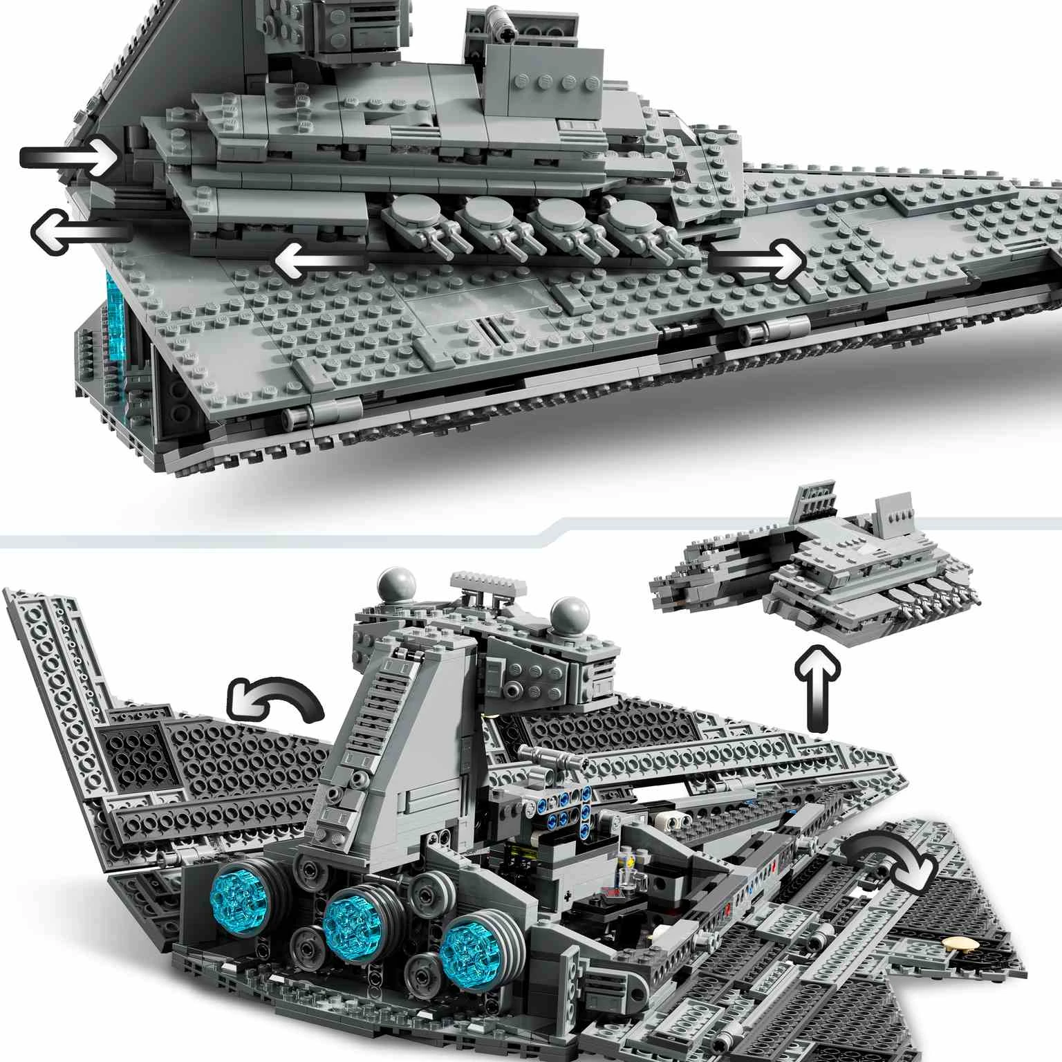 LEGO STAR WARS Destructor Estelar Imperial 75394 NX3 Estudio de Arquitectura