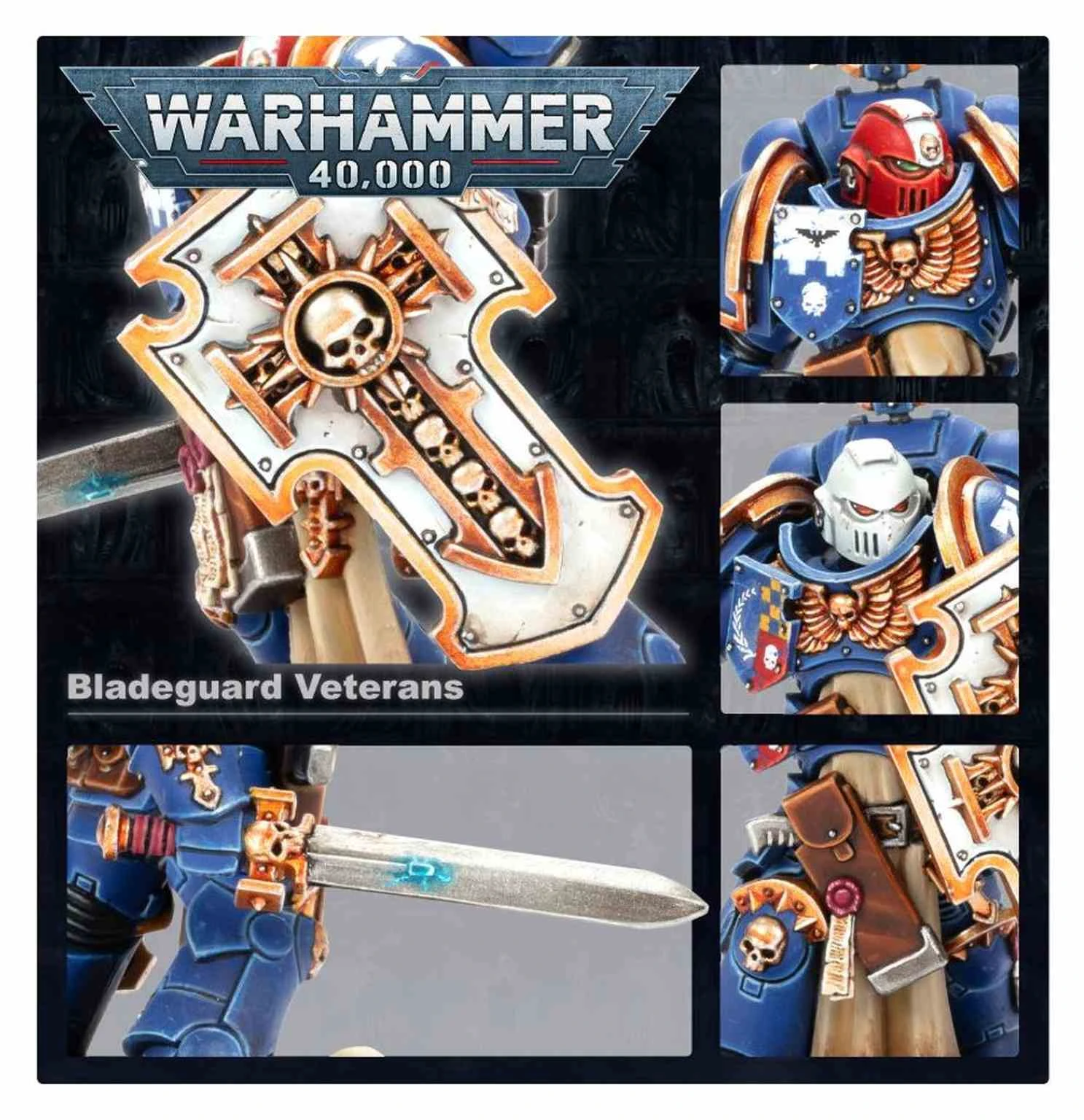 WARHAMMER 40K | SPACE MARINES: VETERANOS GUARDAHOJA - 48-44