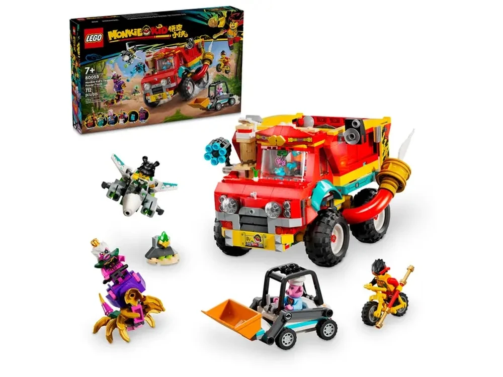 LEGO Monkie Kid |Camión Potenciado del Equipo de Monkie Kid  - 80055