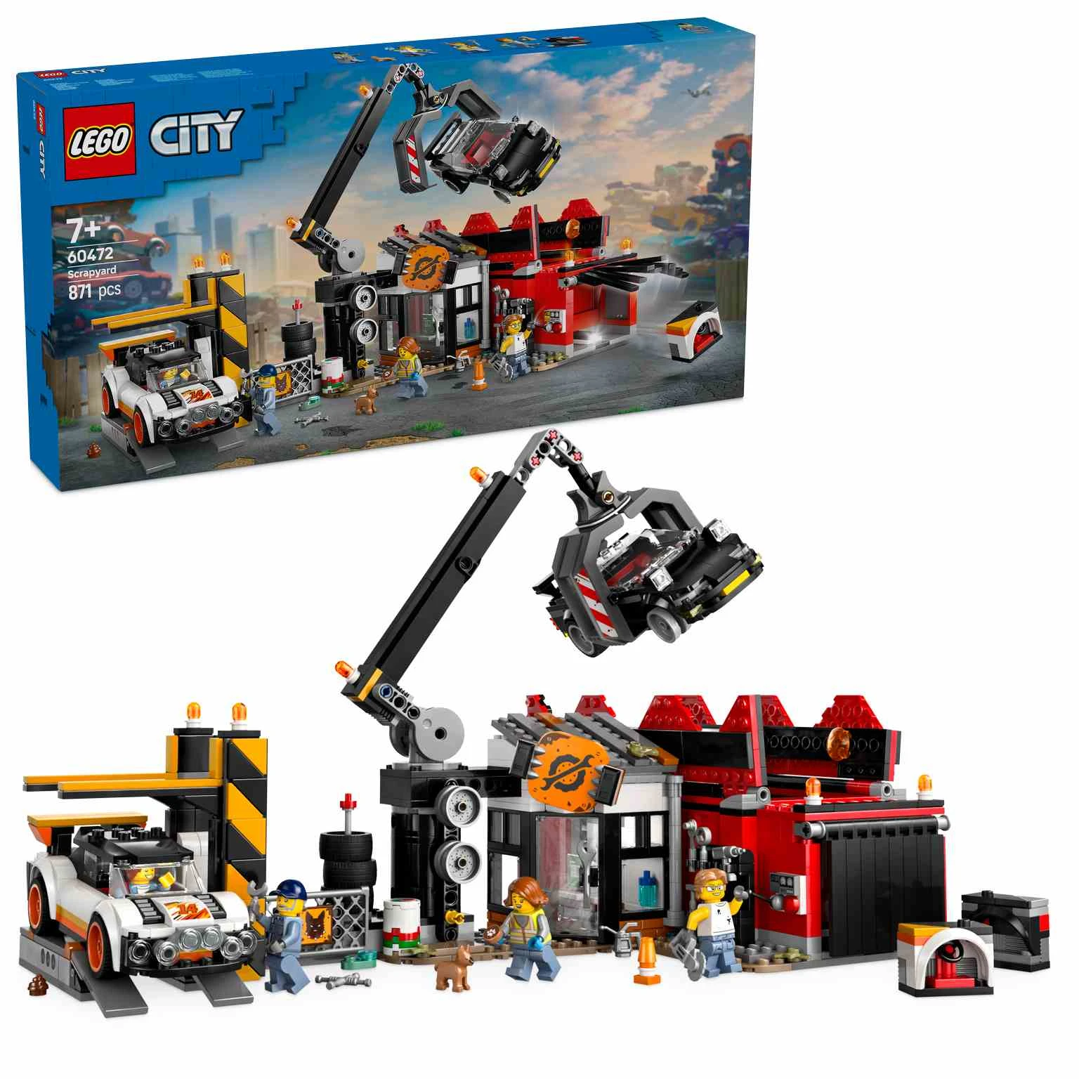 LEGO CITY | Desguace con Coches - 60472
