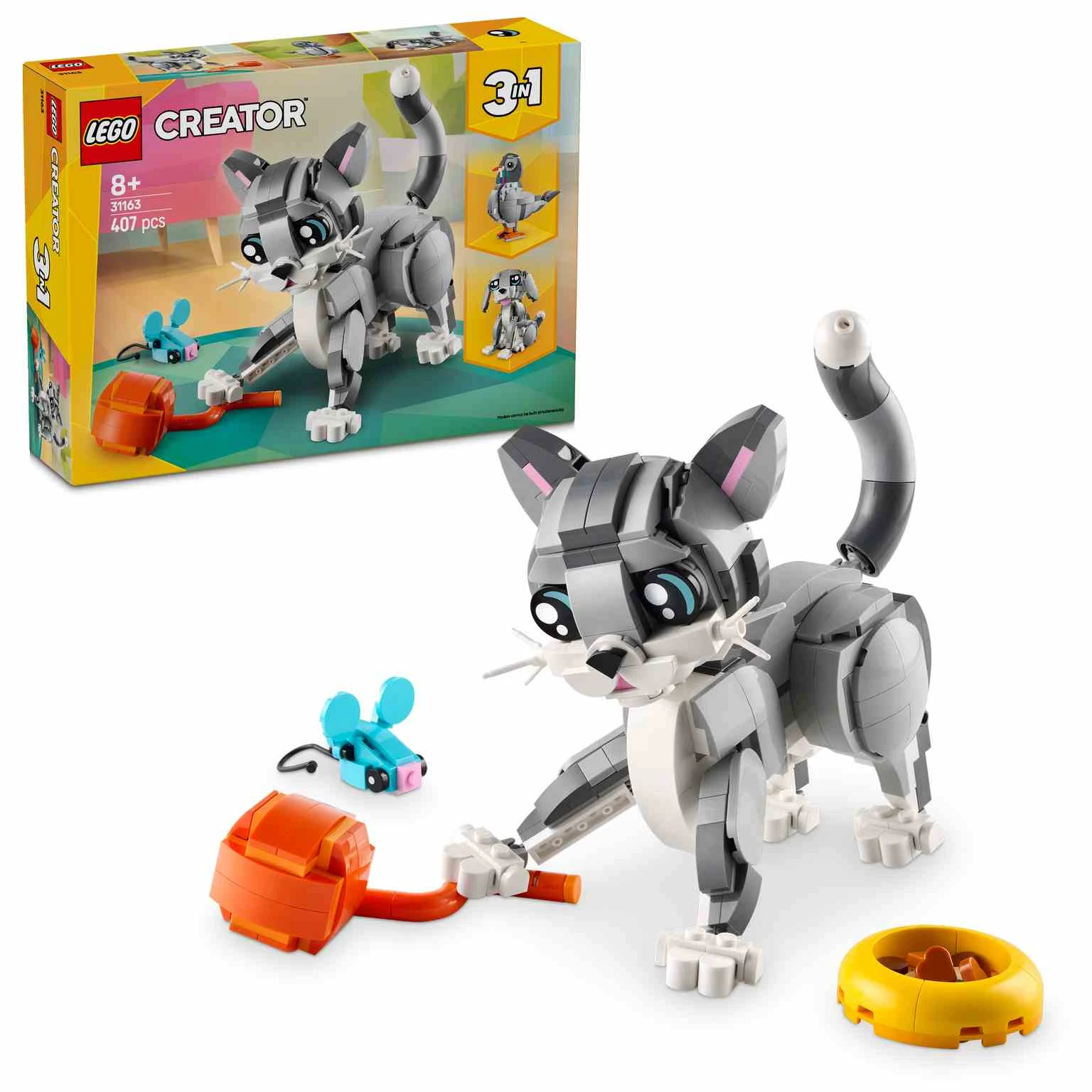 LEGO CREATOR 3en1 | Gato Juguetón - 31163