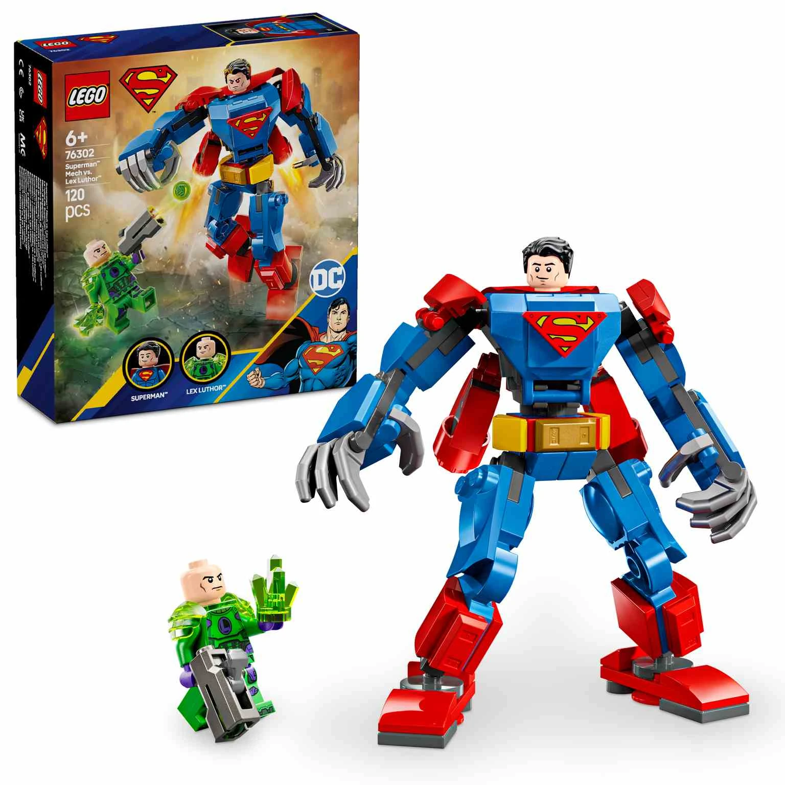 LEGO DC | Armadura Robótica de Superman vs. Lex Luthor - 76302
