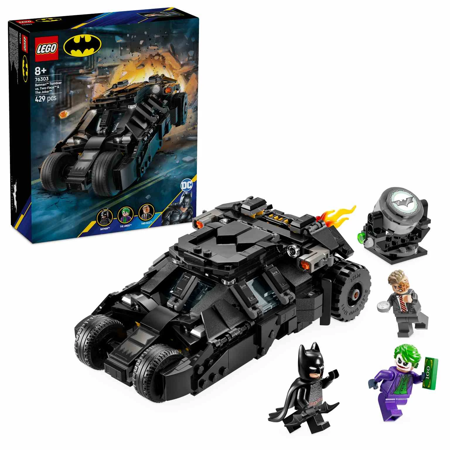 LEGO DC | Tumbler de Batman vs. Two-Face y The Joker - 76303