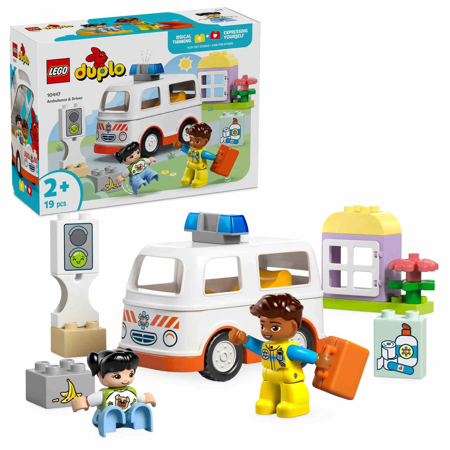 LEGO DUPLO | Ambulancia y Conductor - 10447