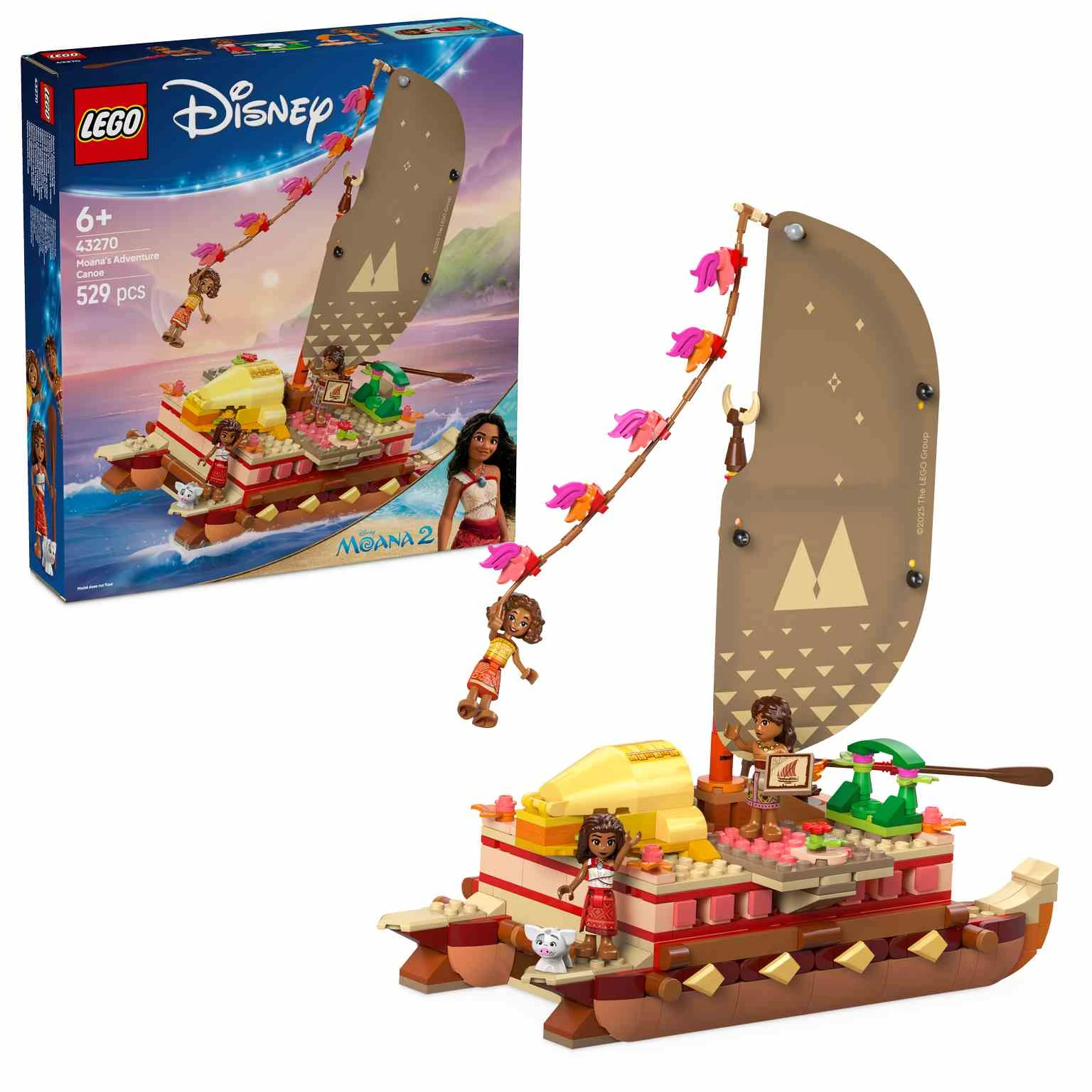 LEGO Disney | Canoa de Aventuras de Vaiana - 43270