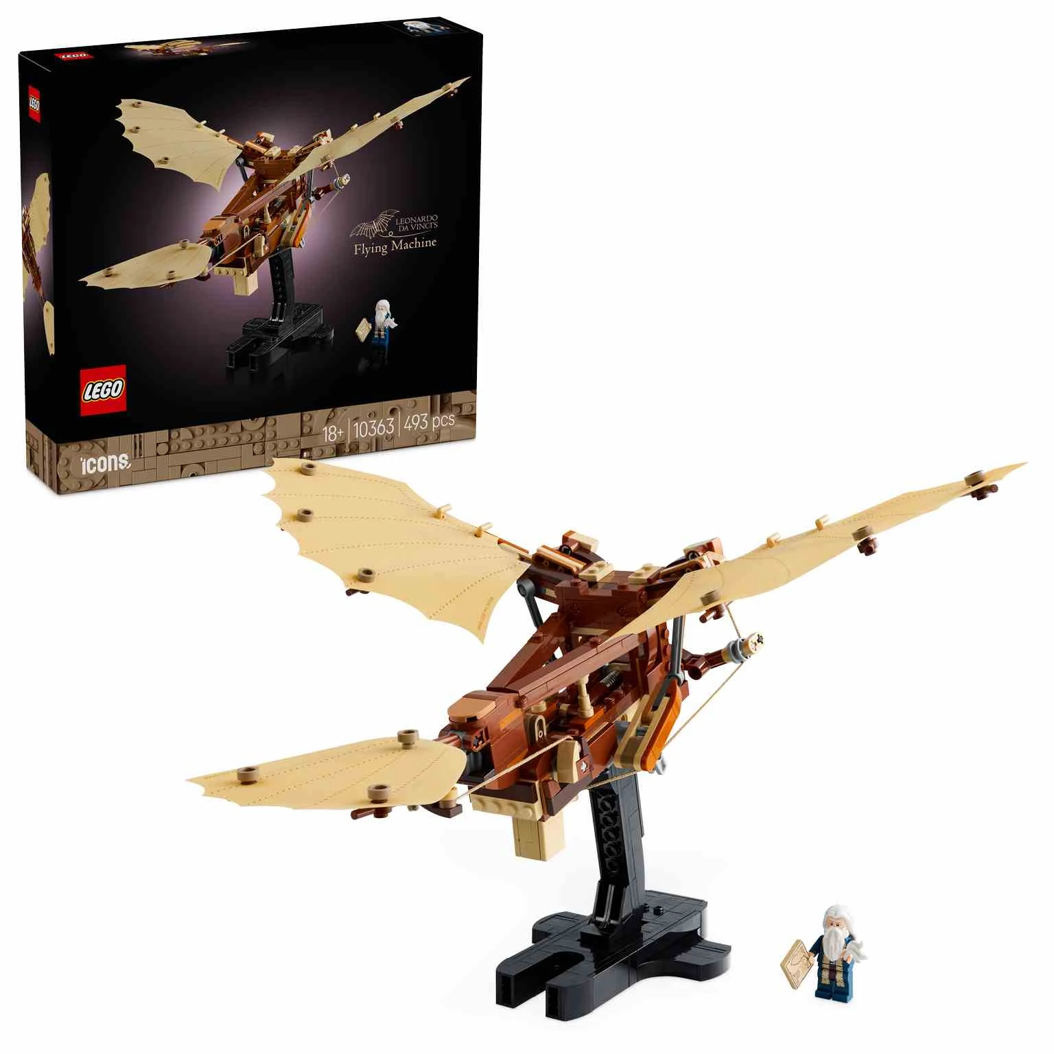 LEGO ICONS | Máquina Voladora de Leonardo da Vinci - 10363