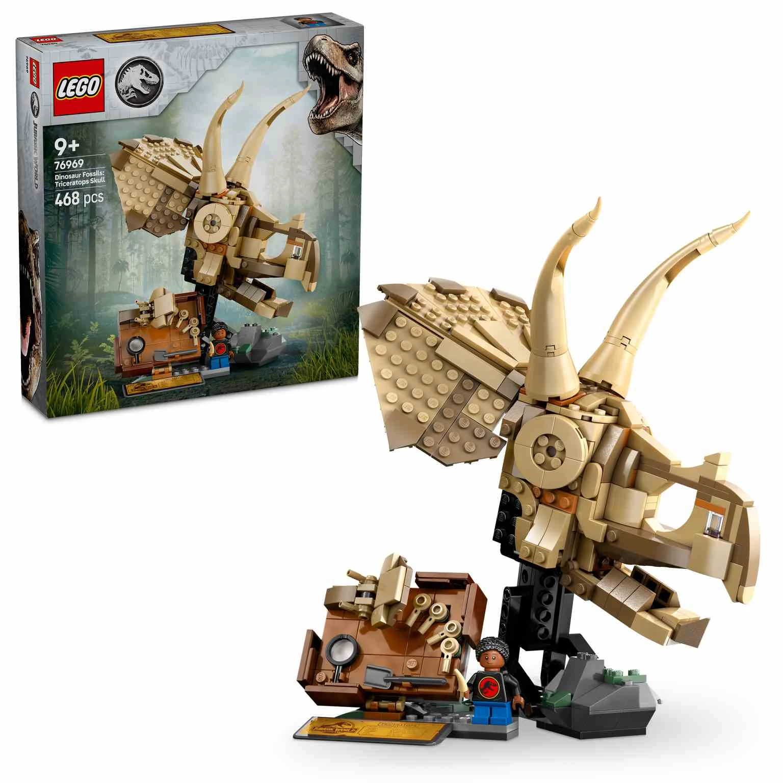 LEGO Jurassic World | Fósiles de Dinosaurio: Cráneo de Triceratops - 76969