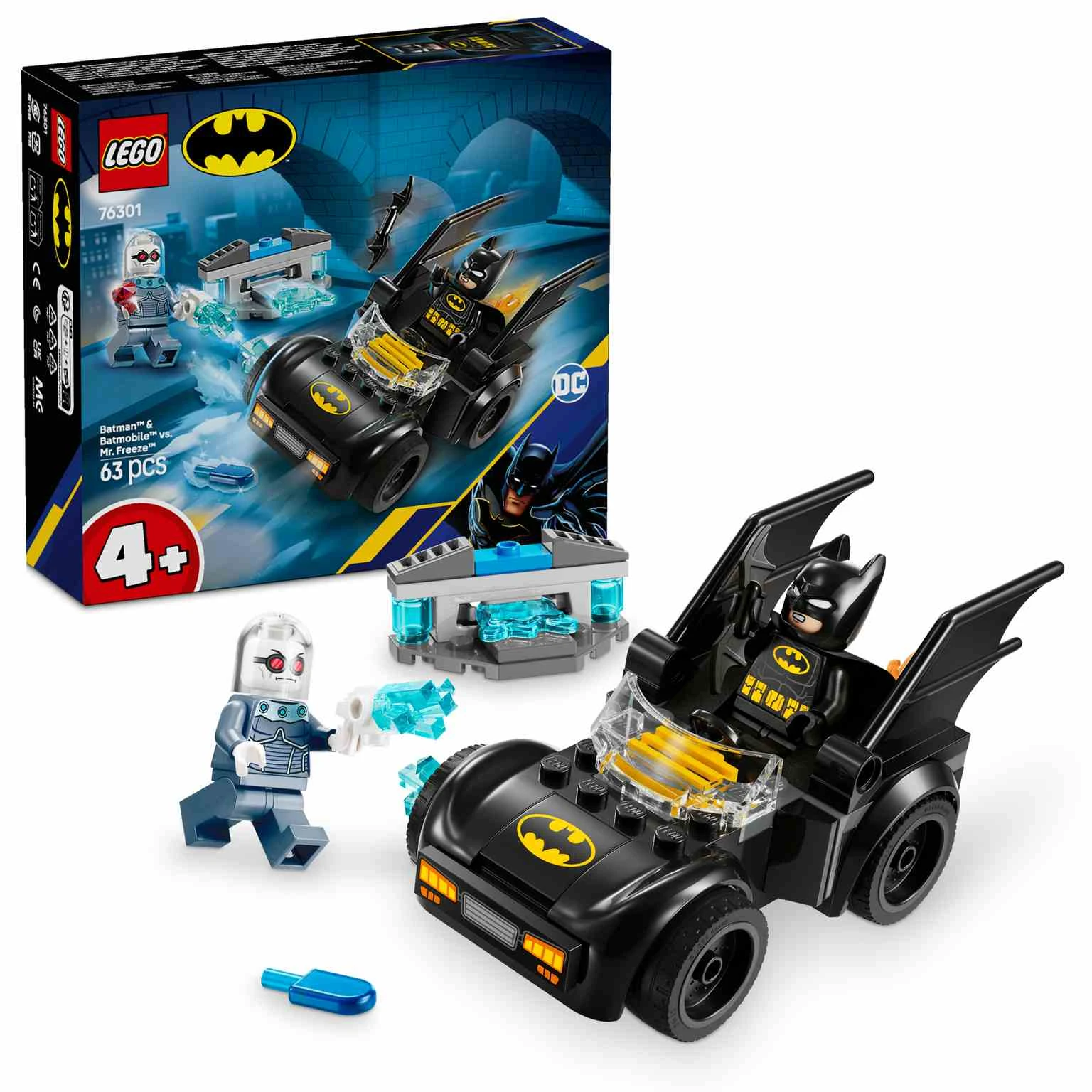 LEGO DC | Batman y Batmóvil vs. Mr. Freeze - 76301