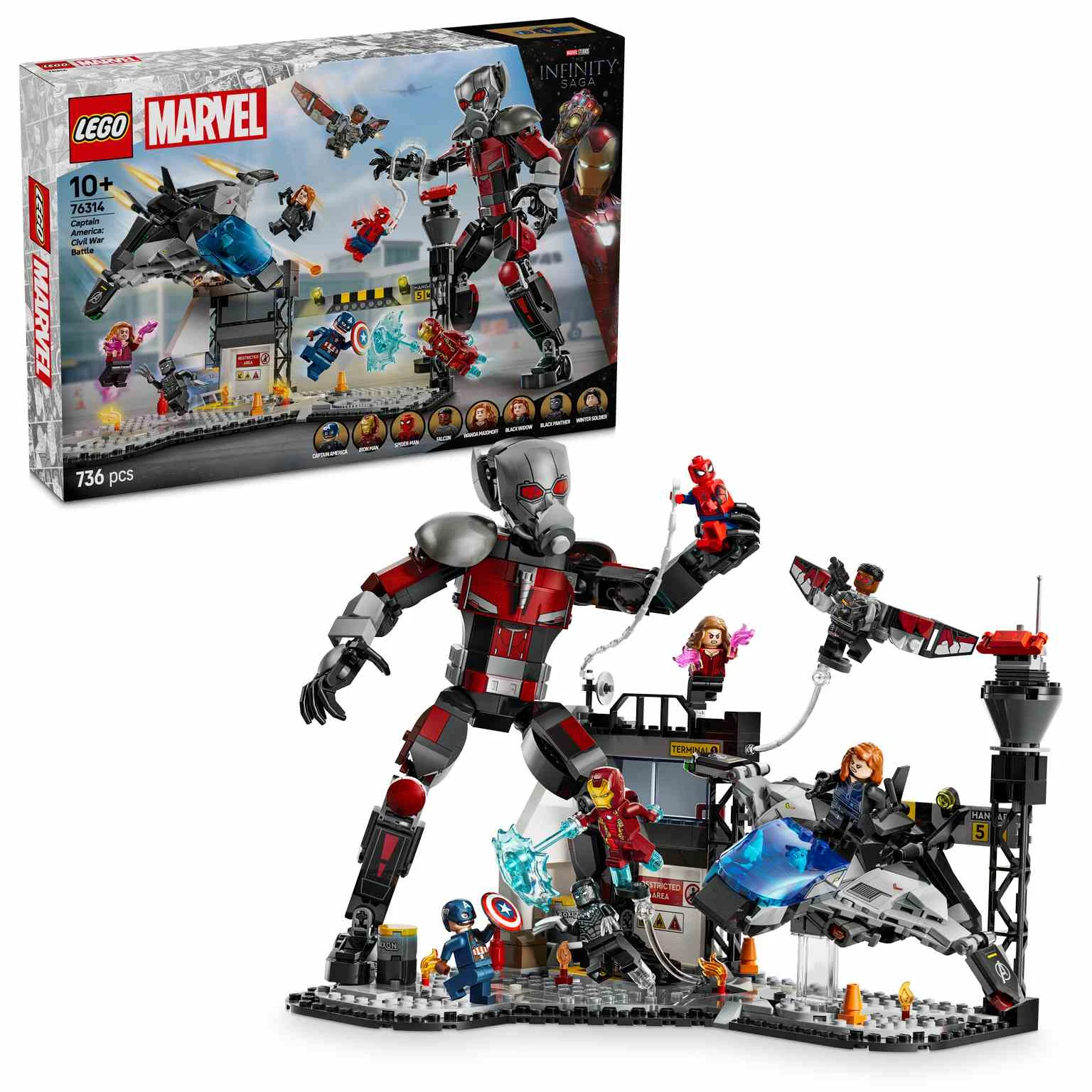 LEGO MARVEL | Gran Batalla de Capitán América: Civil War- 76314