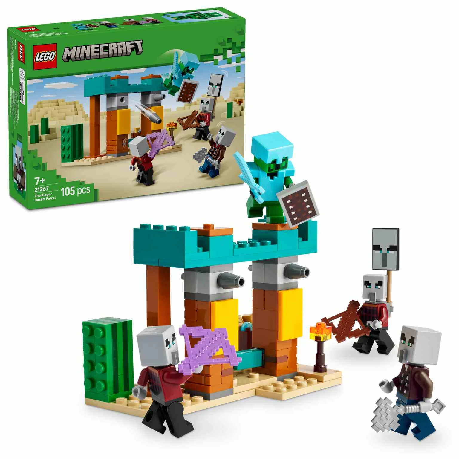 LEGO MINECRAFT | La Patrulla del Desierto de los Maldeanos - 21267