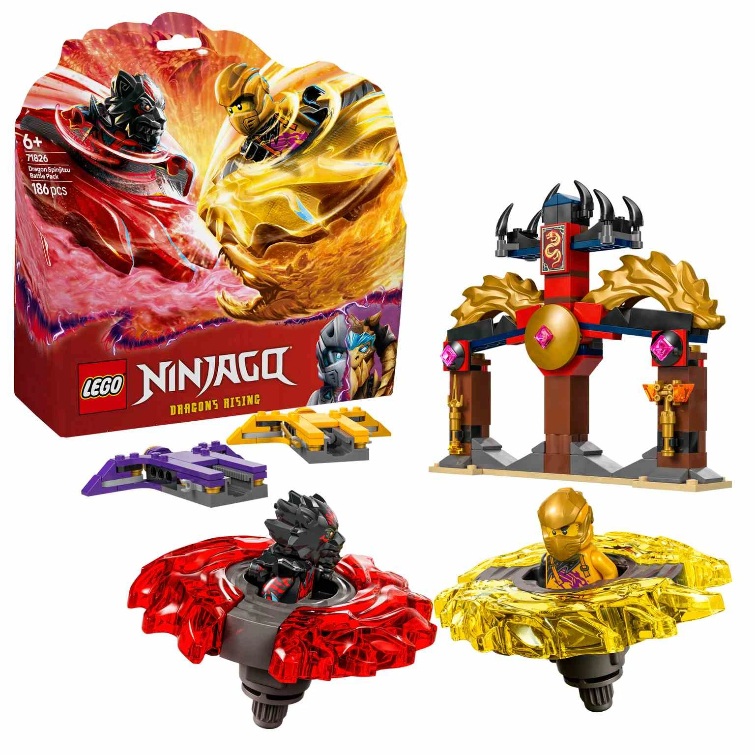 LEGO Ninjago | Pack de Combate: Spinjitzu del Dragón - 71826
