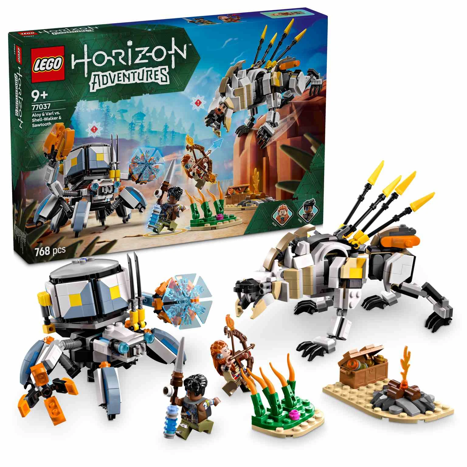 LEGO HORIZON | Aloy y Varl vs. Cangrejo y Dientes Serrados - 77037