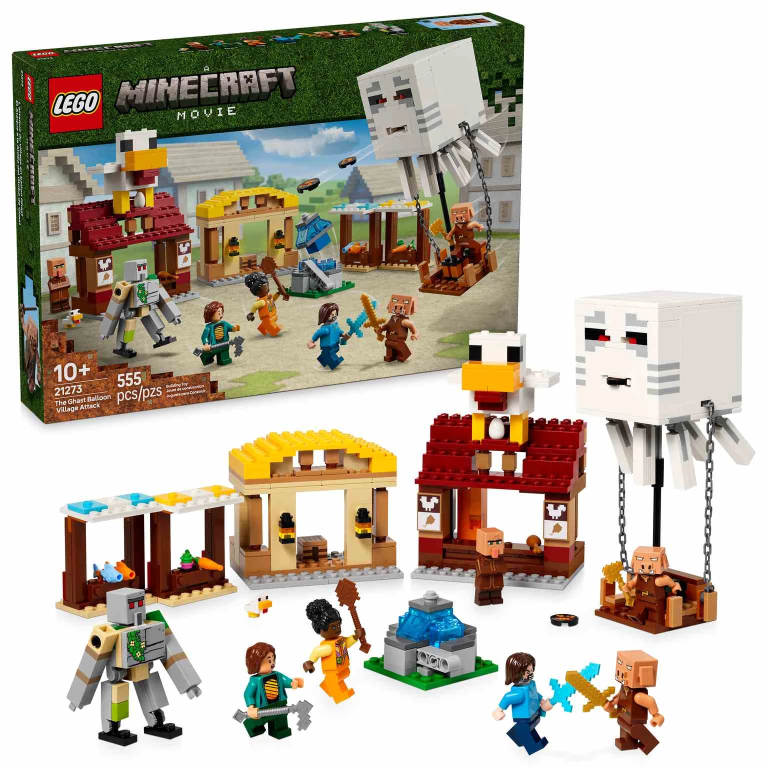 LEGO MINECRAFT | El Ataque a la Aldea del Globo de Ghast - 21273