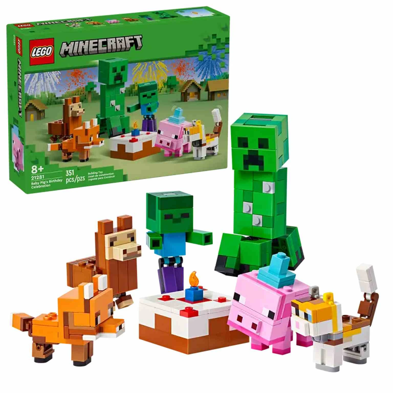 LEGO MINECRAFT | Fiesta de Cumpleaños del Cerdo Bebé - 21281