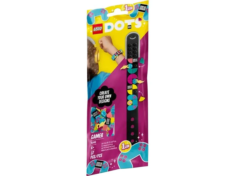 Lego DOTS Pulsera con Amuletos Gamer 41943