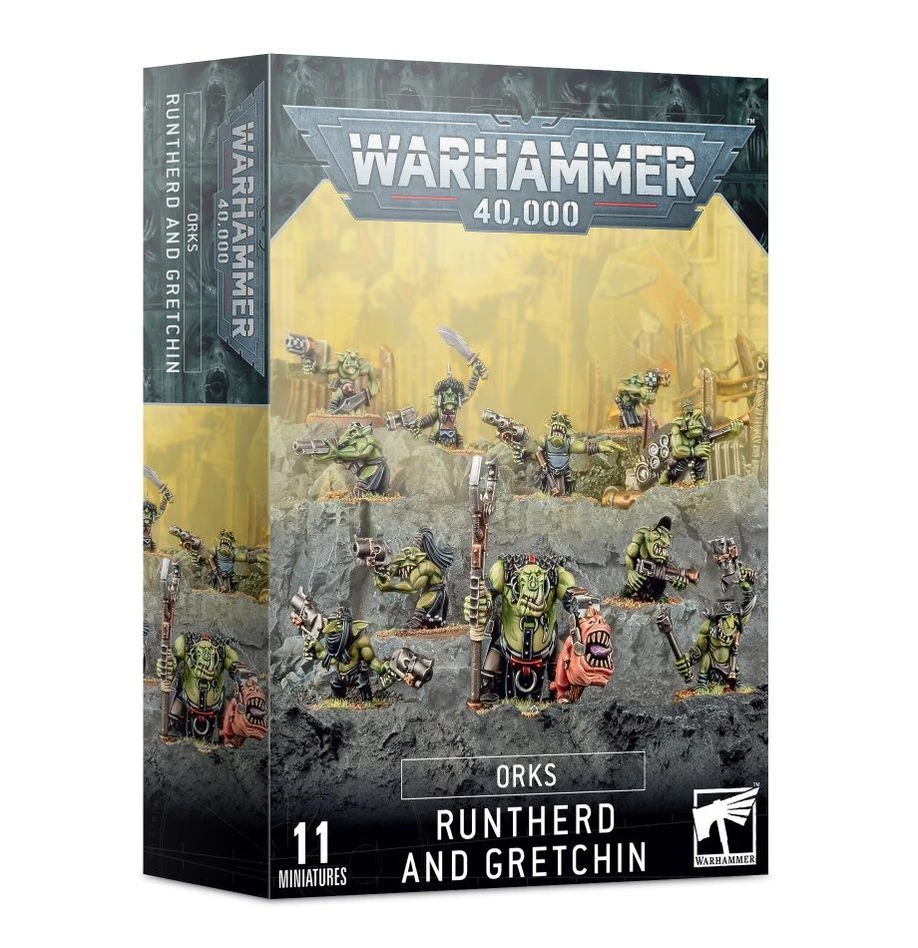 WARHAMMER 40K | Orks: Ork Runtherd y Gretchin 50-16