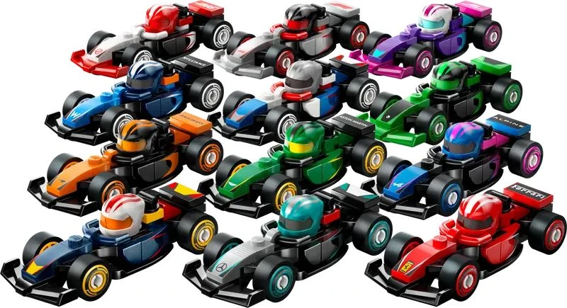 LEGO Minifiguras | Edición F1 SERIE COMPLETA 12 UNIDADES  - 71049-SC