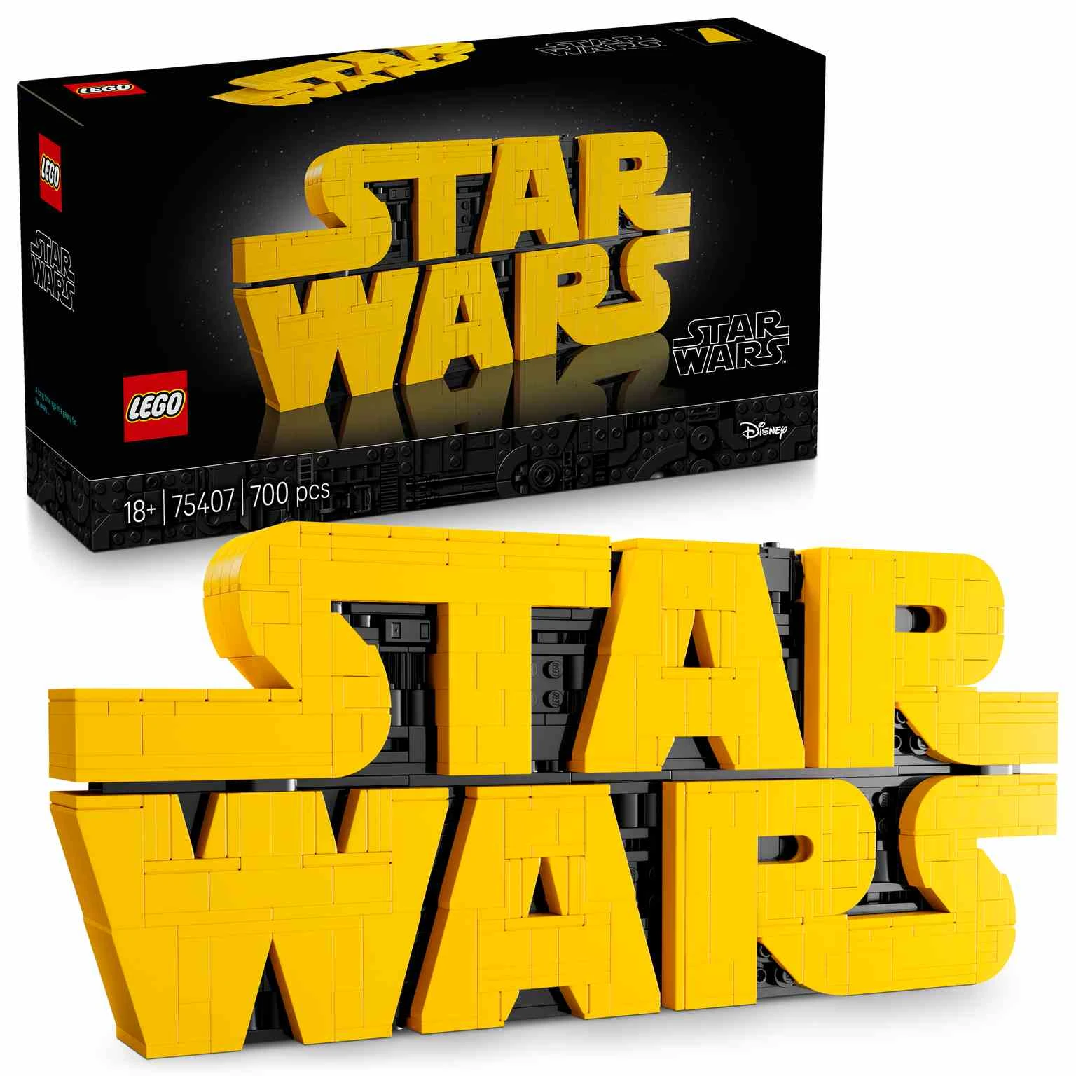 LEGO STAR WARS | Logotipo de Star Wars para Construir - 75407