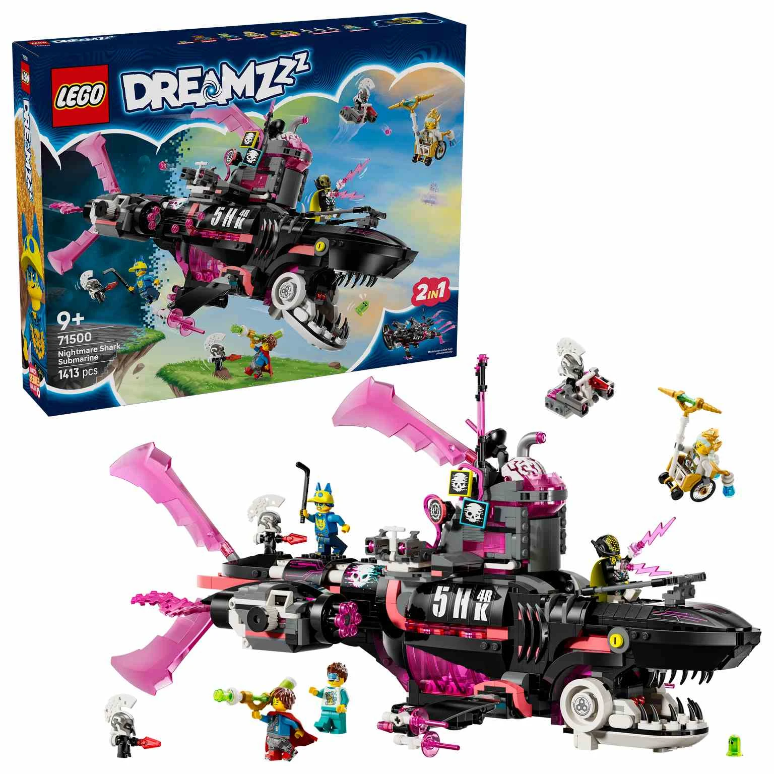 LEGO DREAMZzz | Submarino-Tiburón de las Pesadillas - 71500