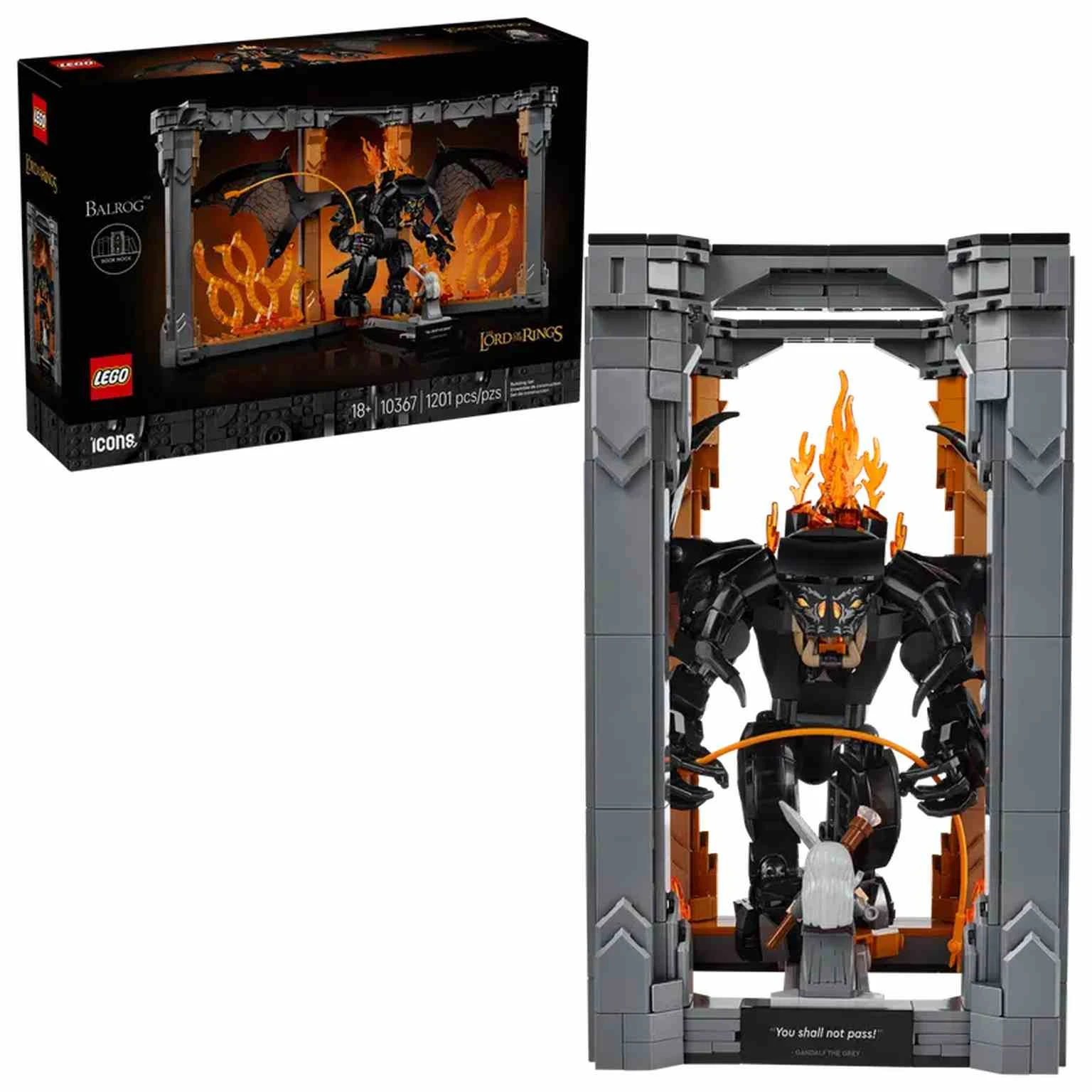 LEGO ICONS | Rincón entre Libros: El Señor de los Anillos: Balrog - 10367