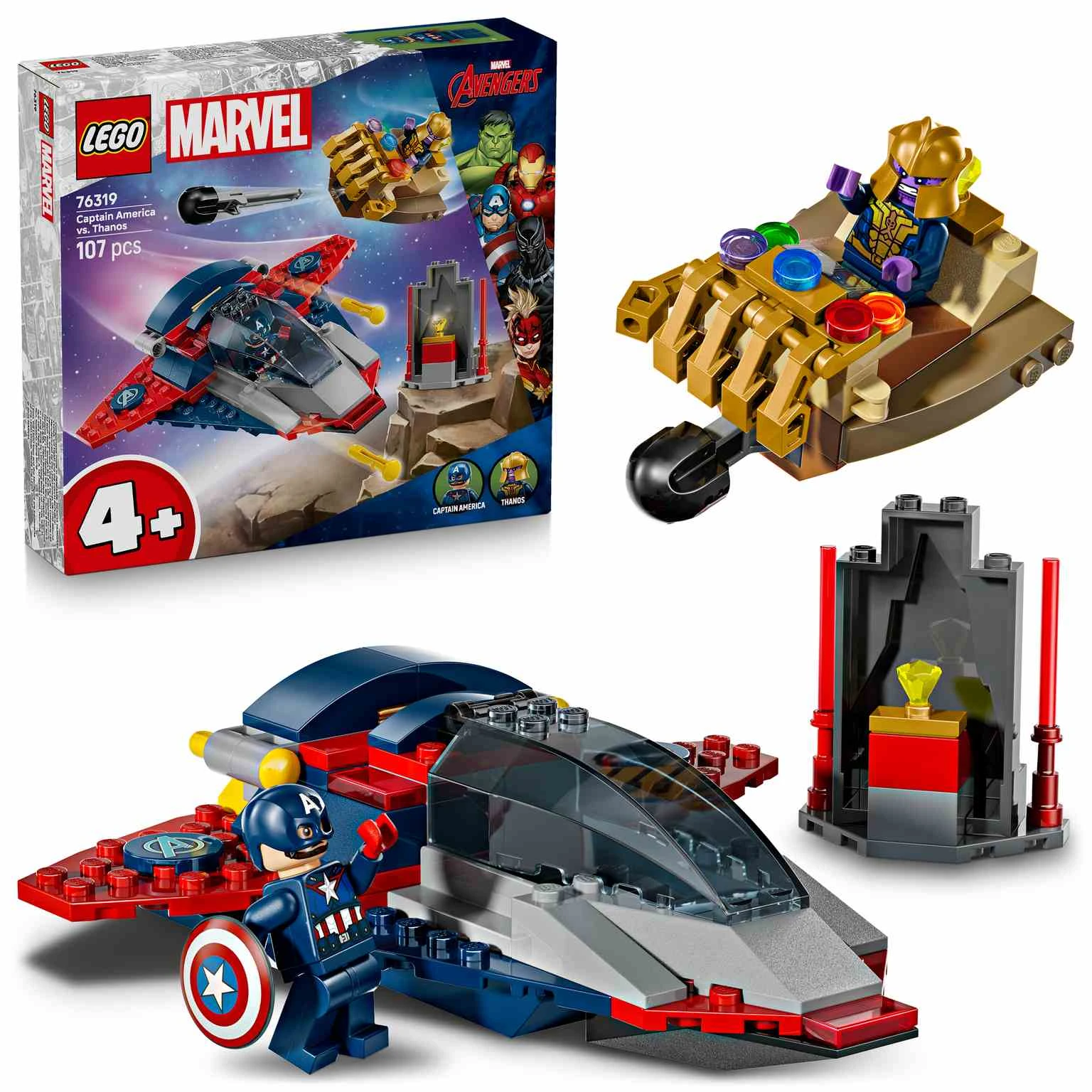 LEGO MARVEL | Capitán América vs. Thanos- 76319