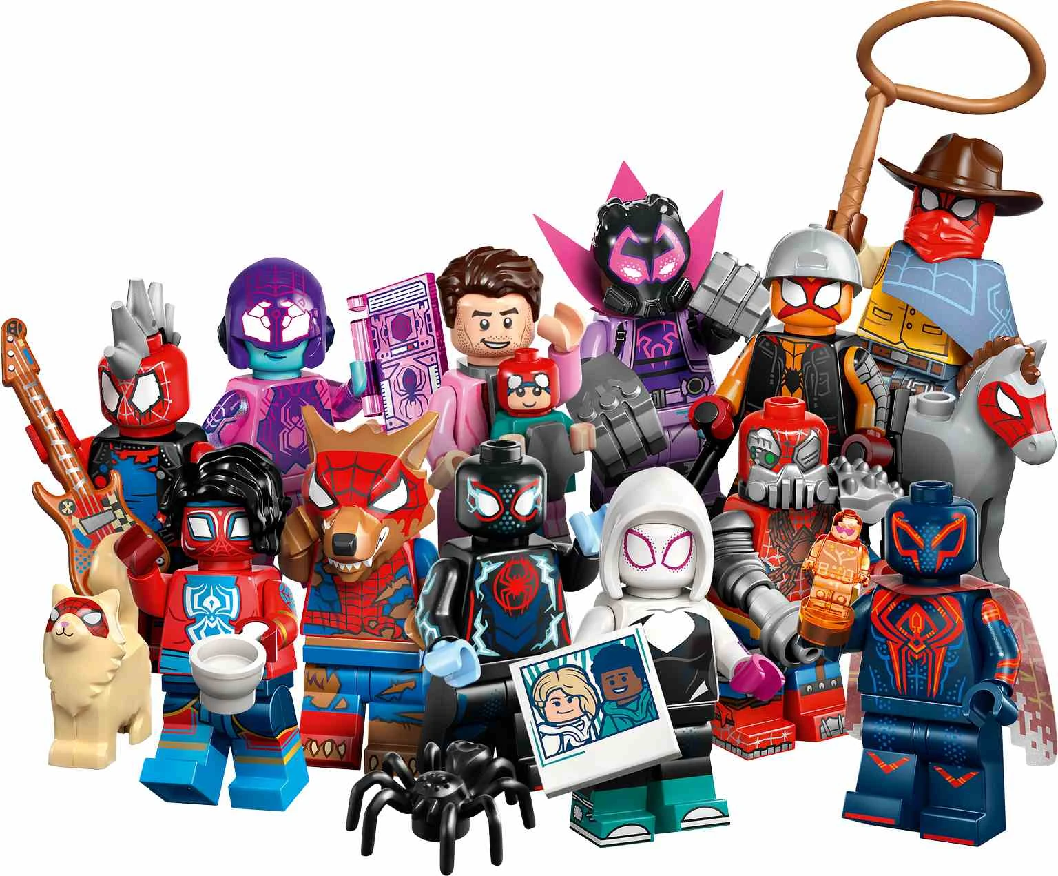 LEGO Minifiguras | Spider-Man: Cruzando el Multiverso SERIE COMPLETA 12 UNIDADES  - 71050-SC
