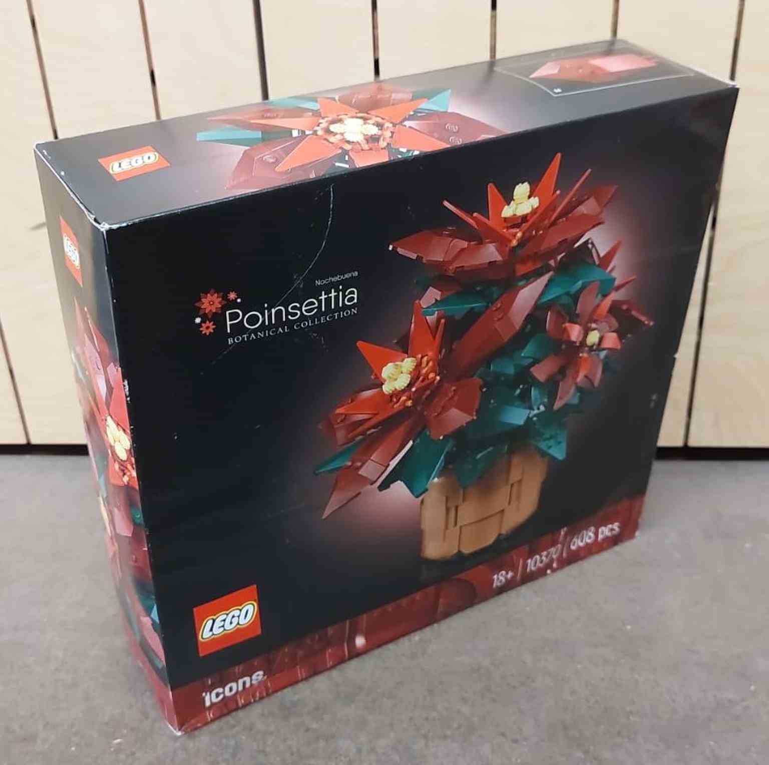 LEGO ICONS | Flor de Pascua CAJA DAÑADA - 10370-CD