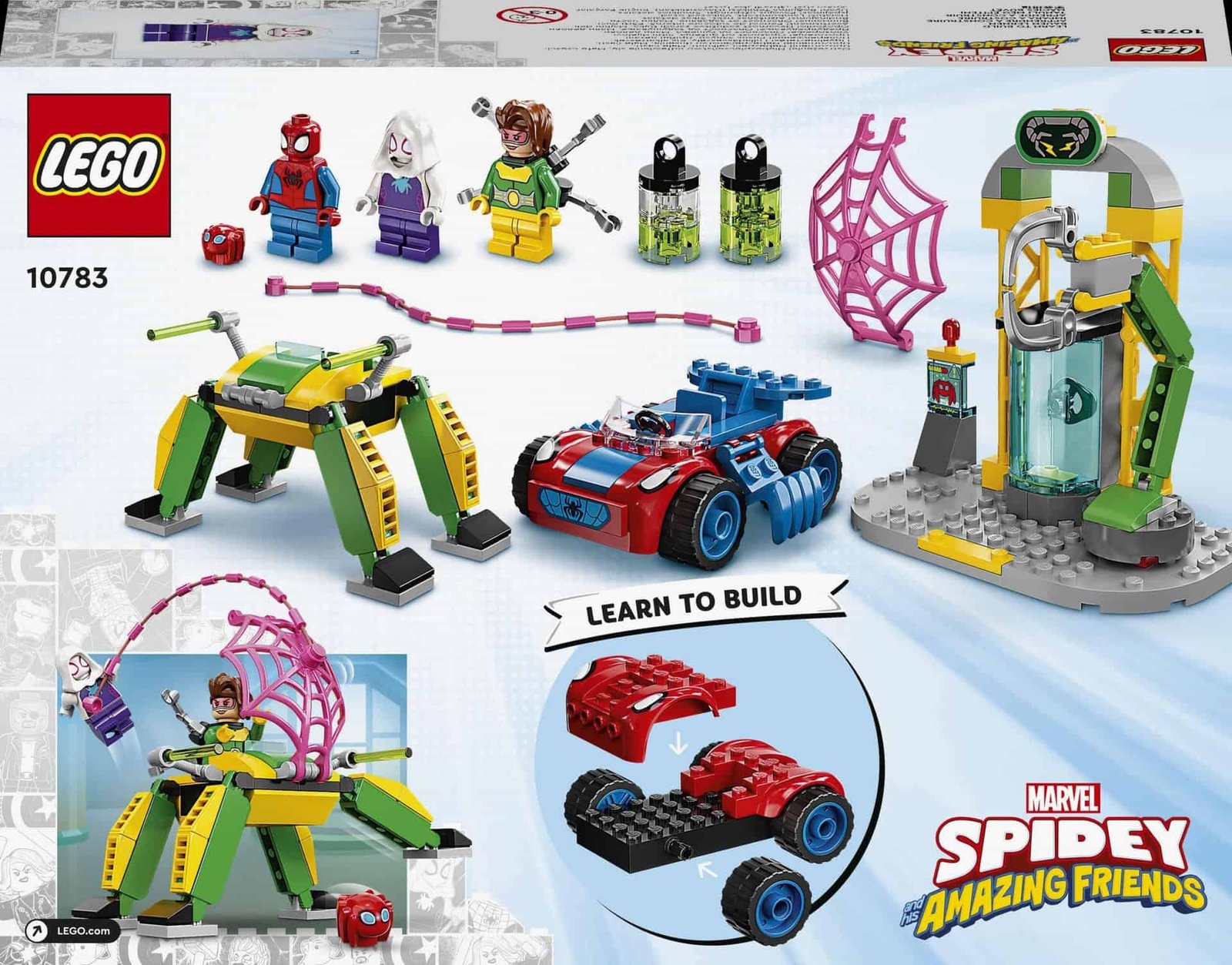 Lego Marvel superheroes Spider-Man en el Laboratorio de Doc Ock 10783