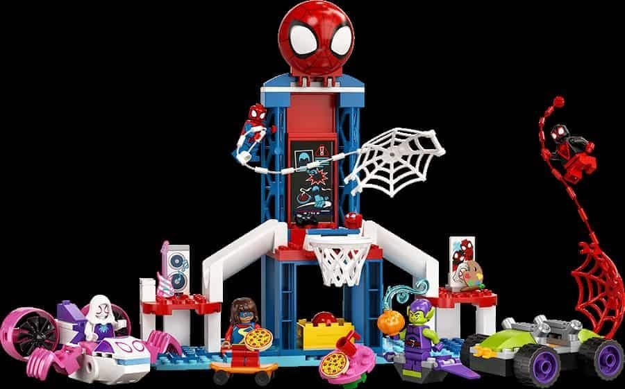 Lego Marvel superheroes Cuartel General Arácnido de Spider-Man 10784