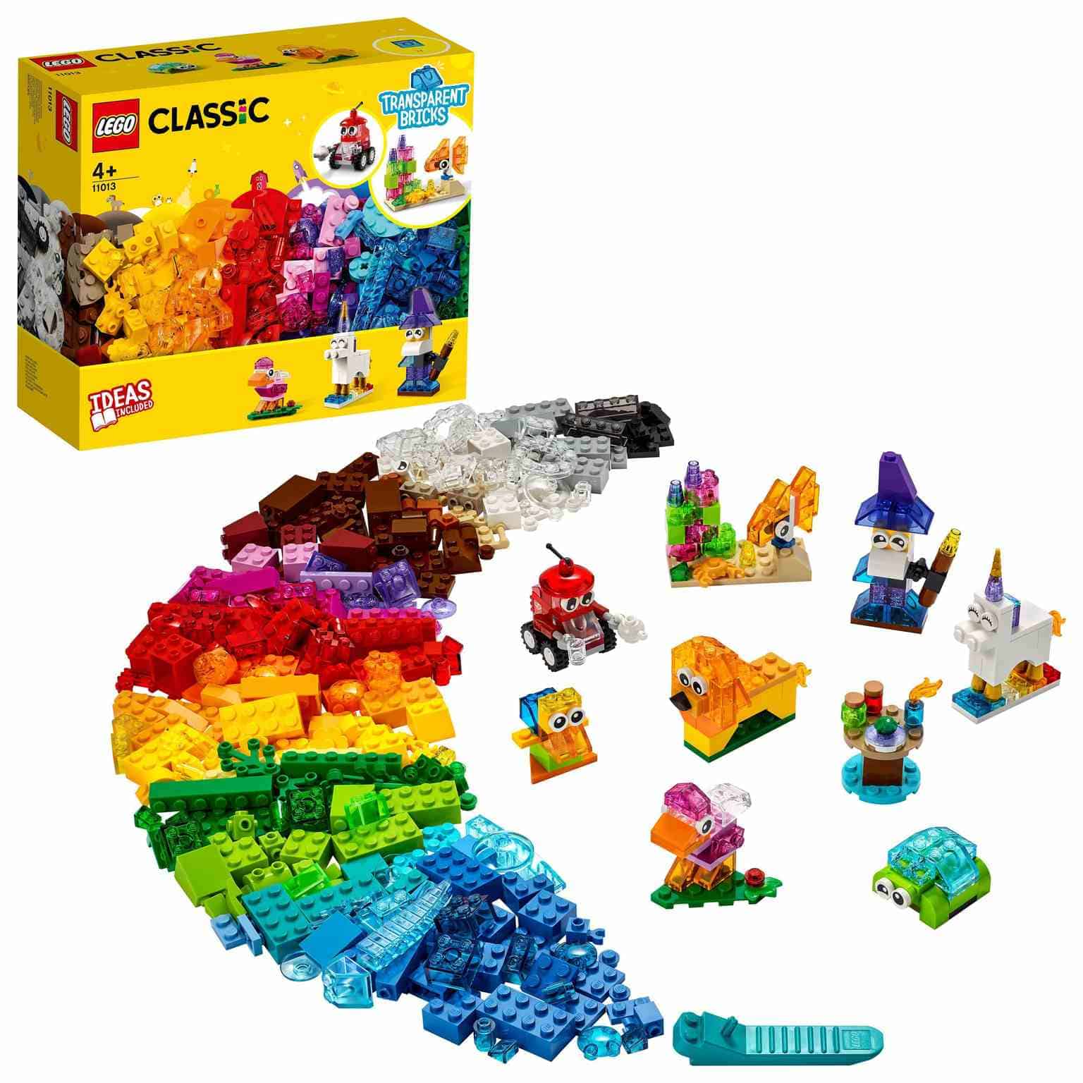 LEGO Classic | Ladrillos Creativos Transparentes 11013