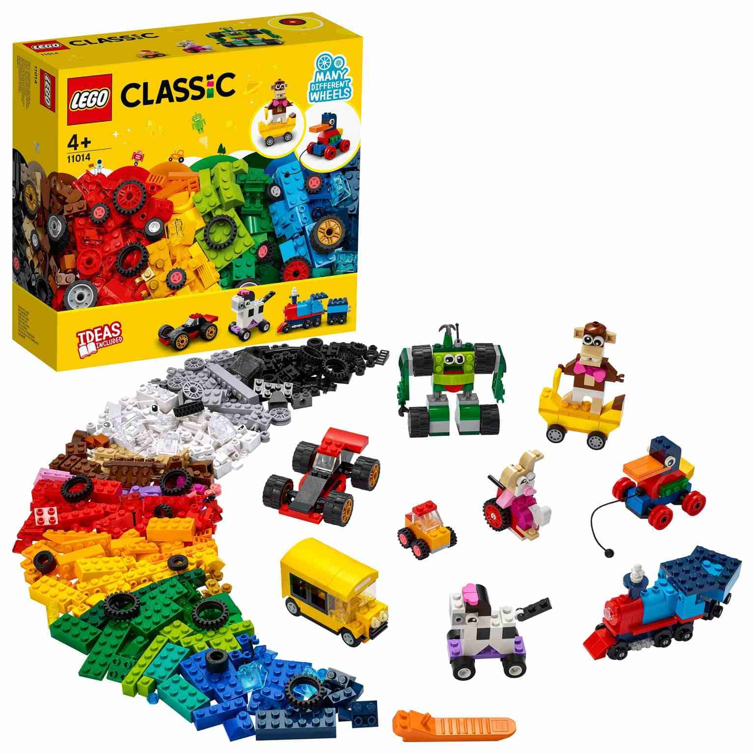 LEGO Classic | Ladrillos y Ruedas 11014