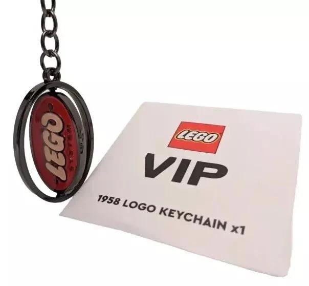 LEGO VIP | Llavero LOGO RETRO SPINING metal 1958