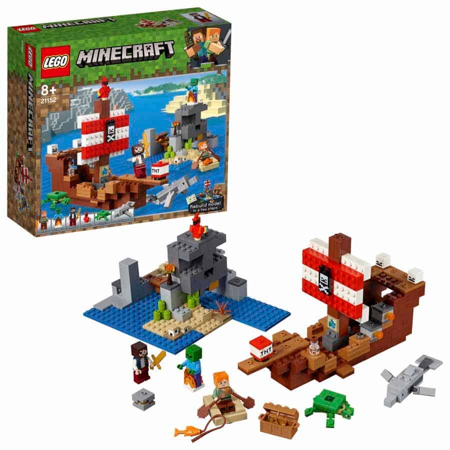 LEGO MINECRAFT | La Aventura del Barco Pirata 21152