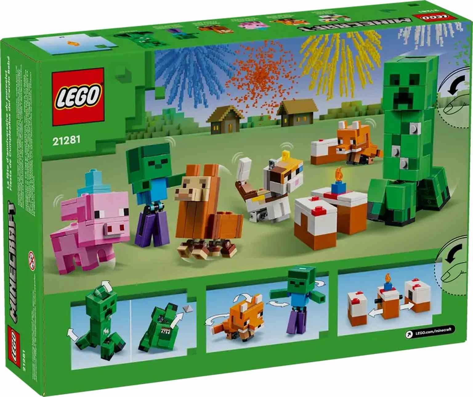 LEGO MINECRAFT | Fiesta de Cumpleaños del Cerdo Bebé - 21281